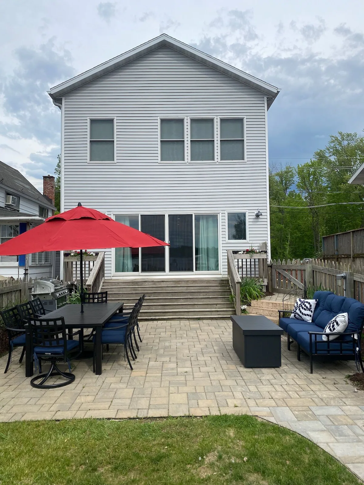 Bayview House Backyard Rear View